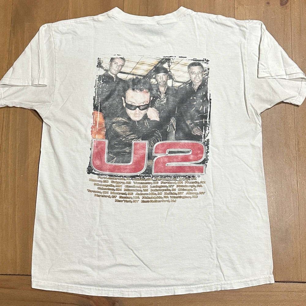 Vintage U2 Beautiful Day tour t-shirt - Picture 8 of 10